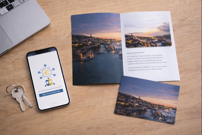 apporteur-affaires-recommandation-partenariat-kozy-conciergerie Échange professionnel entre partenaires dans un environnement de travail moderne, illustrant le programme d’apporteur d’affaires de Kozy Conciergerie permettant de recommander des propriétaires et de percevoir une rémunération