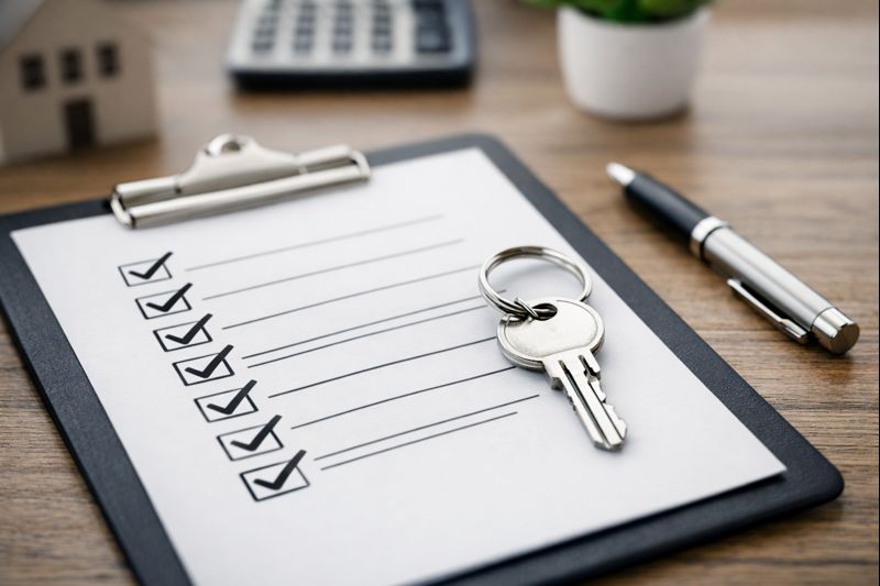 Ordinateur portable posé sur un bureau professionnel, illustrant la gestion efficace d’une location courte durée avec conciergerie à Lyon