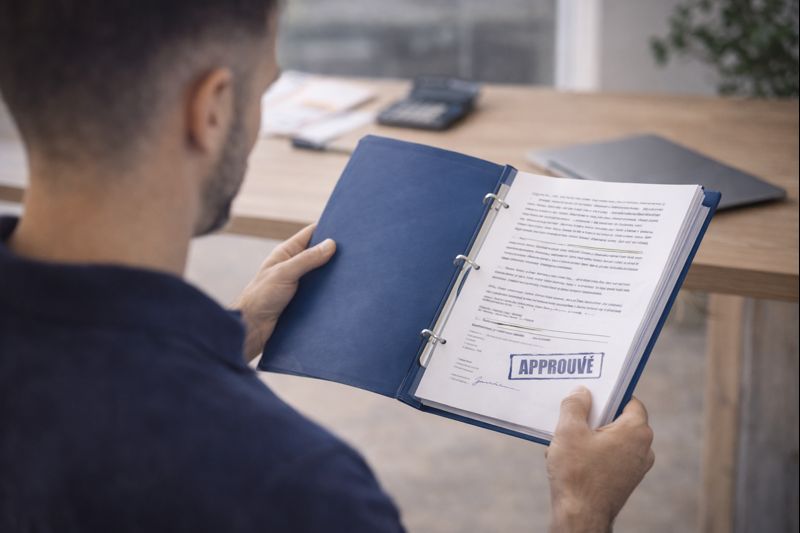 avantages-prestataire-reseau-conciergerie-kozy Prestataires consultant une interface de gestion sur tablette dans un logement moderne, illustrant la collaboration avec Kozy Conciergerie offrant missions régulières, suivi des interventions et cadre professionnel structuré